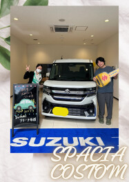 スペーシアカスタム納車しました★